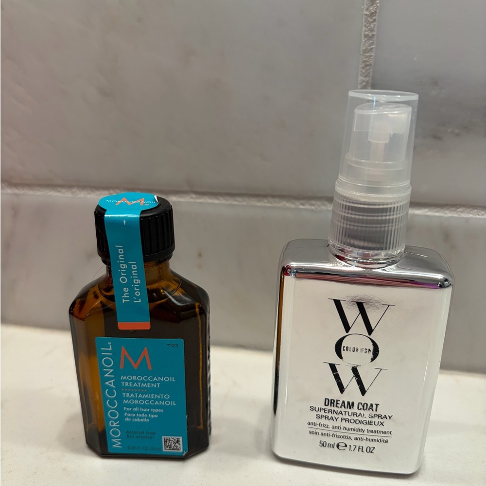 Moroccanoil Treatment Mini and Color Wow Dream Coat Supernatural Spray NEW